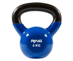 RING Kettlebell 6kg metal+vinyl RX DB2174-6 blue