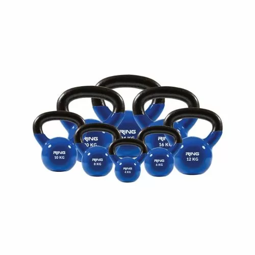 RING set kettlebell vinyl RX DB2174-100kg blue