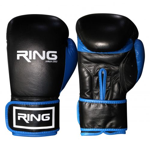 RING rukavice za boks 10 OZ kozne - RS 3211-10 blue