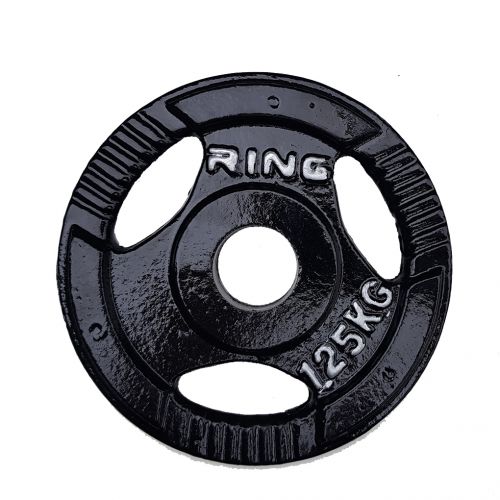 RING Olimpijski utezi lijevani s hvataljkom 1x 1,25kg RX PL15-1,25