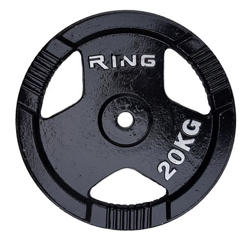 RING Olimpijski utezi lijevani s hvataljkom 1x 20kg RX PL15-20