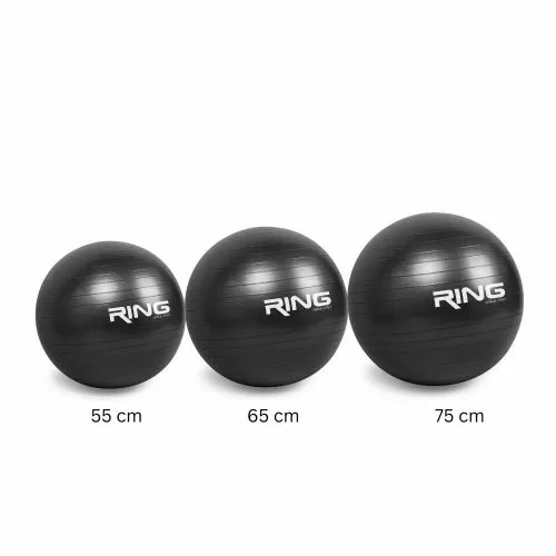 RING Pilates lopta 75cm-RX PIL75 black