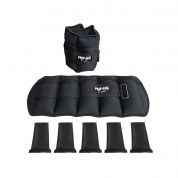 RING utezi s čičkom za zglobove, podesivi, 2 × 2,5 kg – RX LKW-1231