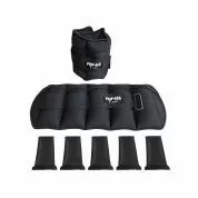 RING utezi s čičkom za zglobove, podesivi, 2 × 2,5 kg – RX LKW-1231