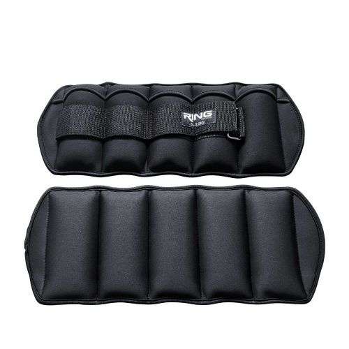 RING utezi s čičkom za zglobove, podesivi, 2 × 2,5 kg – RX LKW-1231