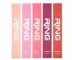 RING mini band set 5 pink (MINI BAND-SET 5 PINK XL+L+M+H+XH)-RX MINI BAND SET 5 PINK