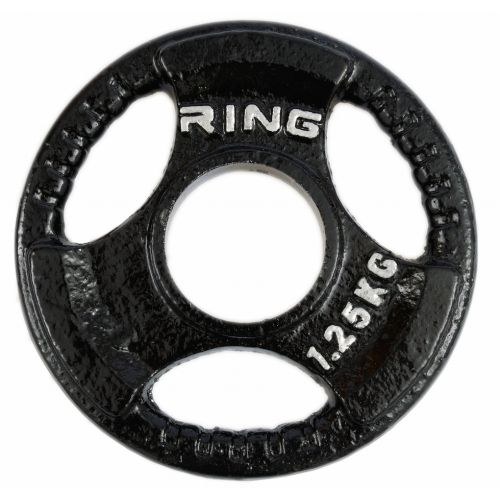 RING Olimpijski utezi lijevani sa hvatom 1x 1,25kg RX PL14-1,25
