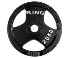 RING Olimpijski utezi lijevani sa hvatom 1x 20kg RX PL14-20