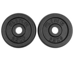 RING Utezi 2x2.5kg od lijevanog željeza - RX PLO1-2.5