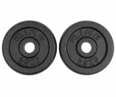 RING Utezi 2x2.5kg od lijevanog željeza - RX PLO1-2.5